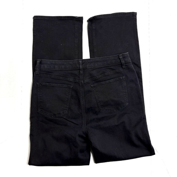 Talbots Solid Black Barely Boot Cut Stretch Jeans - Picture 4 of 5